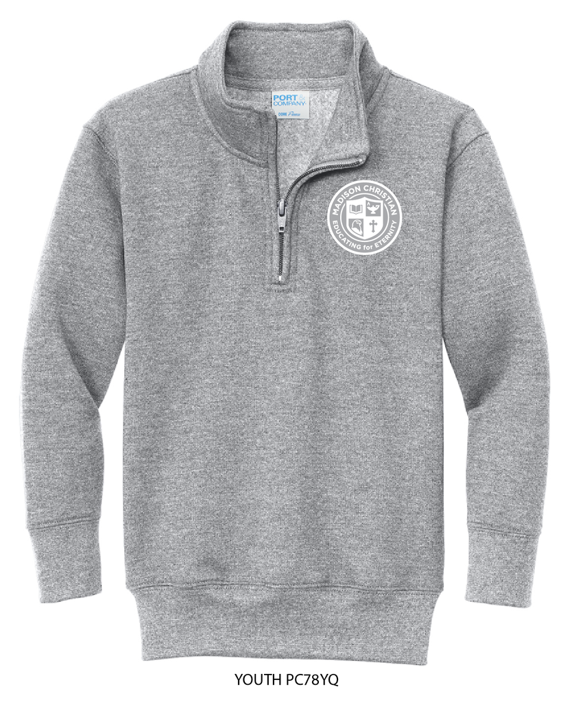 【PERSTEP】★男女兼用★24AW WITH ONE PIGMENT SWEATSHIRT 1/4 Zip Sweatshirt - Oxford Grey / Athletic Heather – MCSpirit